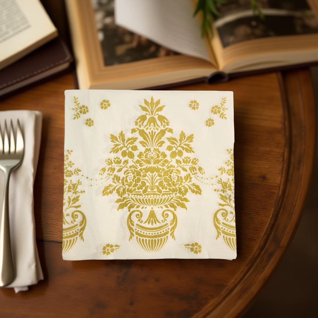 Elegant 2 Ply Paper Napkin (Set of 5 Packs)