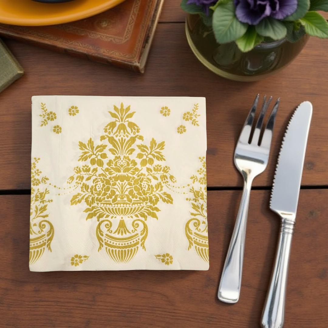 Elegant 2 Ply Paper Napkin (Set of 5 Packs)
