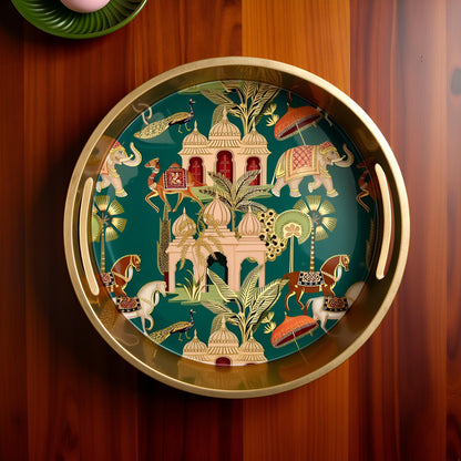 Elephant Royale Collection - Small Round Tray