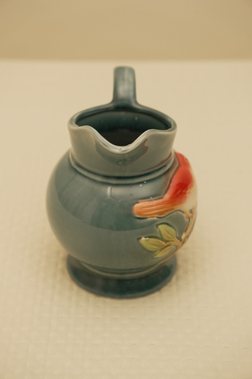 Ceramic Bird Design Decorative Pitcher