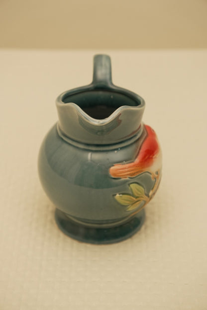 Ceramic Bird Design Decorative Pitcher