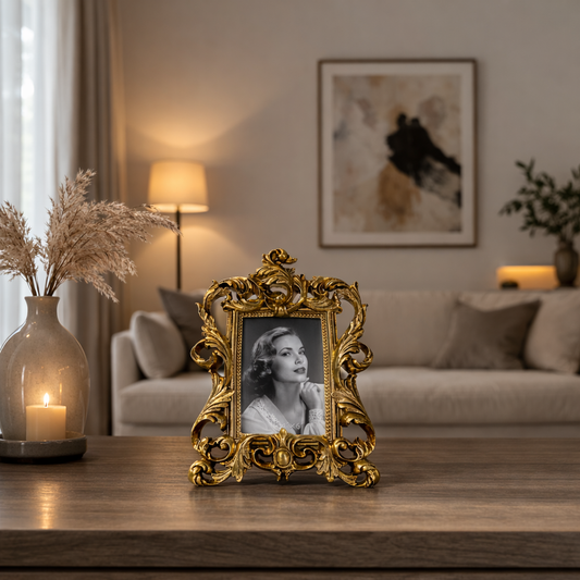 Antique Gold Baroque Photo Frame