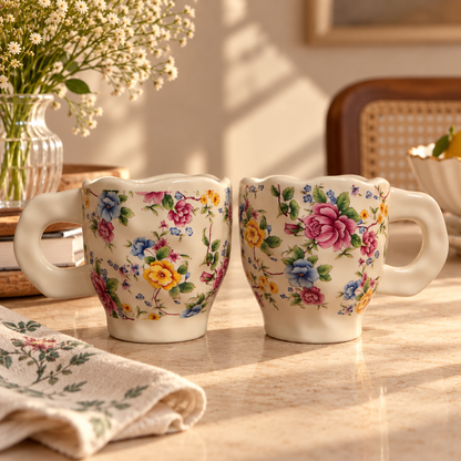 Chintz Garden Ceramic Mug (Set of 2)
