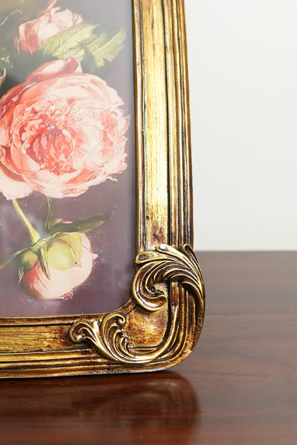 Antique Gold Scroll Photo Frame