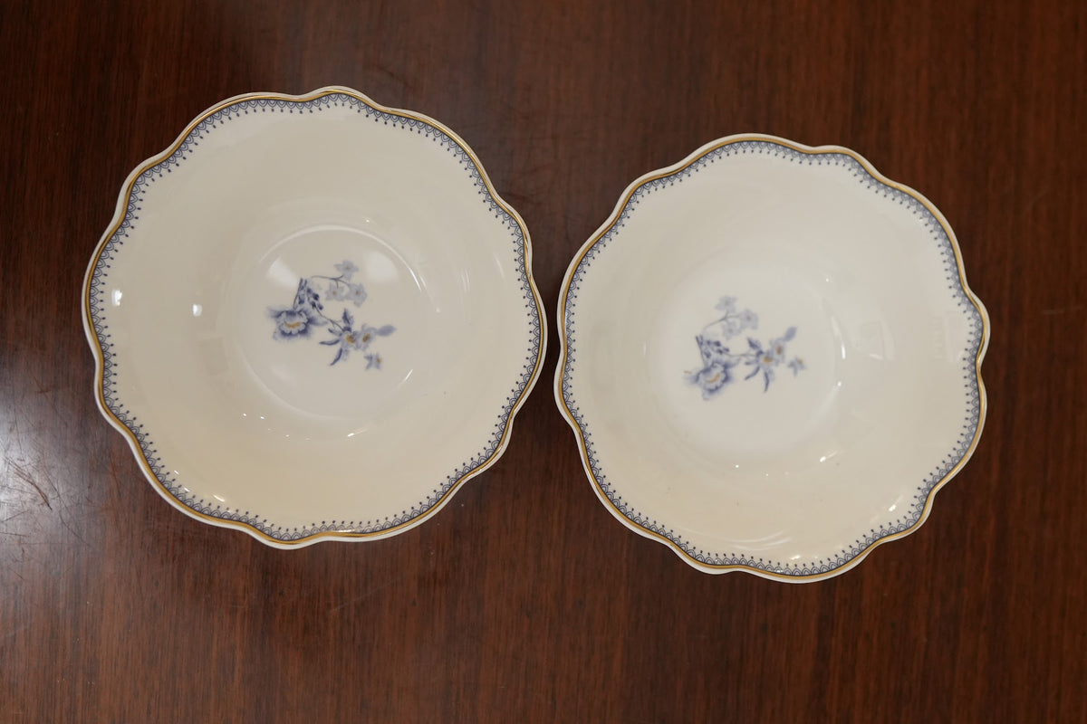 Blue Meadow Ceramic Katori Bowl Set of 2