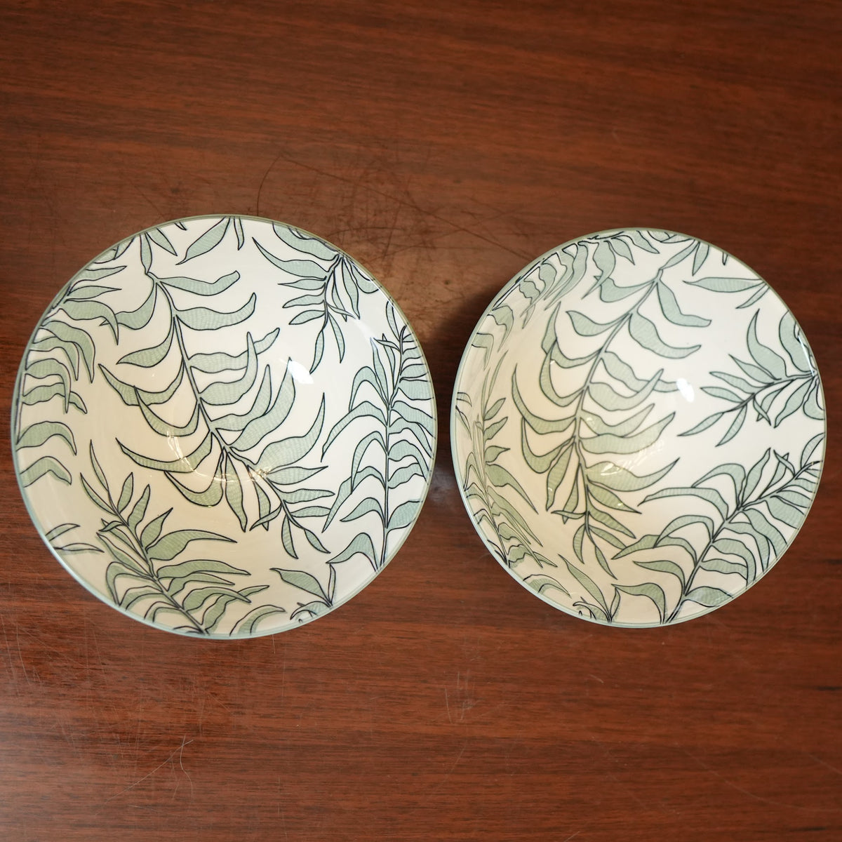 Sage Willow Ceramic Serving Bowl (Set of 2)