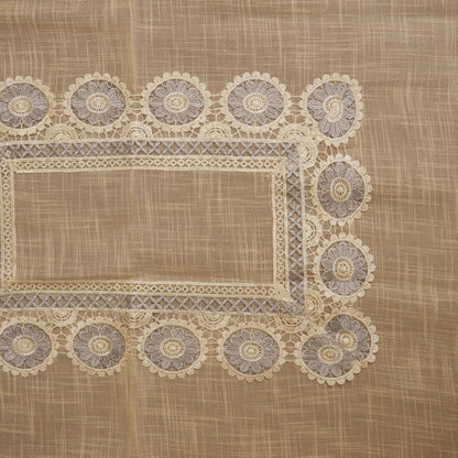 Top view of the grey medallion centre panel
