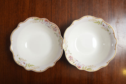 Rose Garden Ceramic Katori Bowl Set of 2