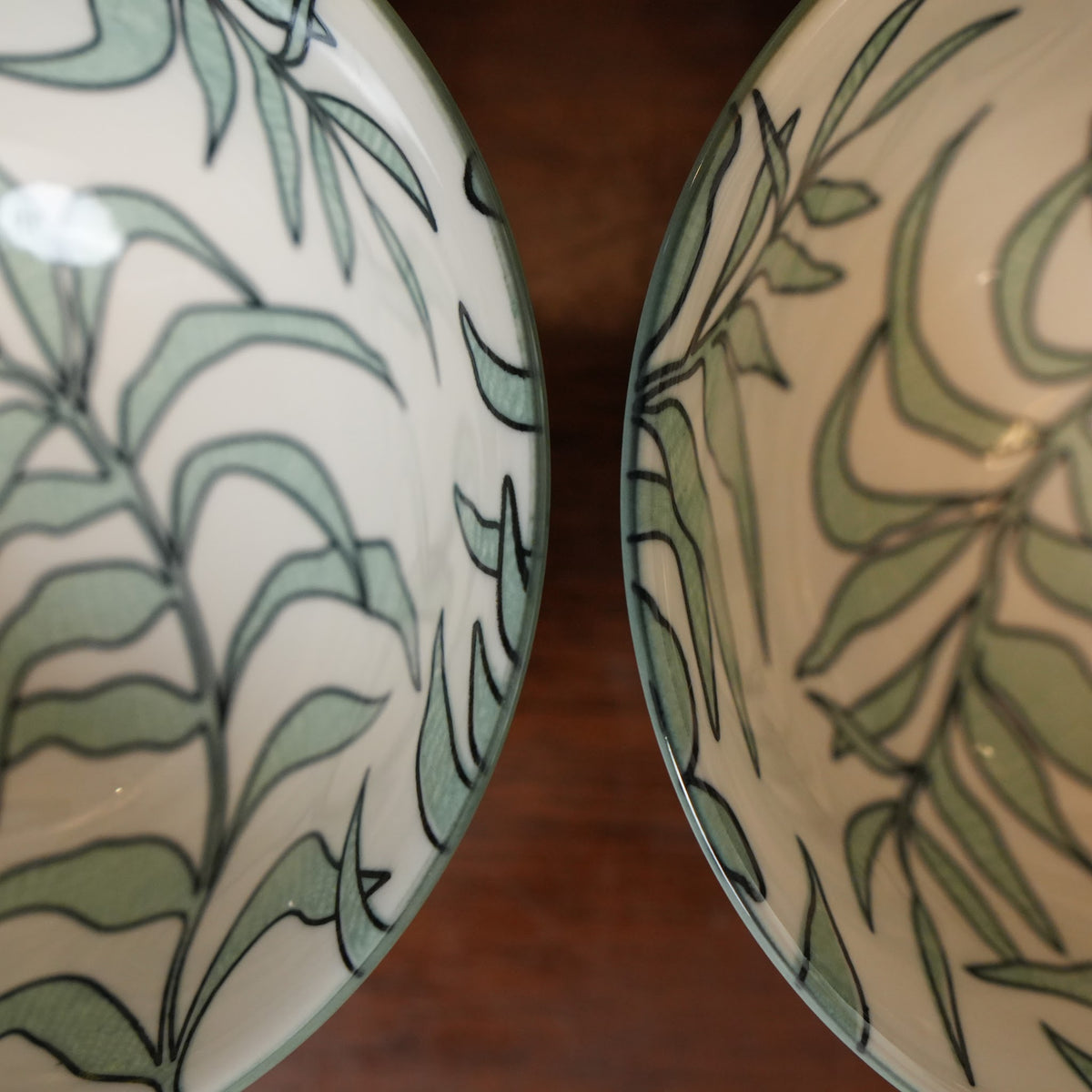 Sage Willow Ceramic Rice Bowl (Set of 4)
