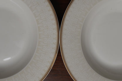 Ivory Lace Ceramic Salad Plate Set of 2