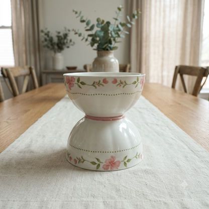 Blush Blossom Ceramic Serving Bowl Set of 2