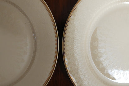 Ivory Lace Ceramic Quarter Plate Set of 2