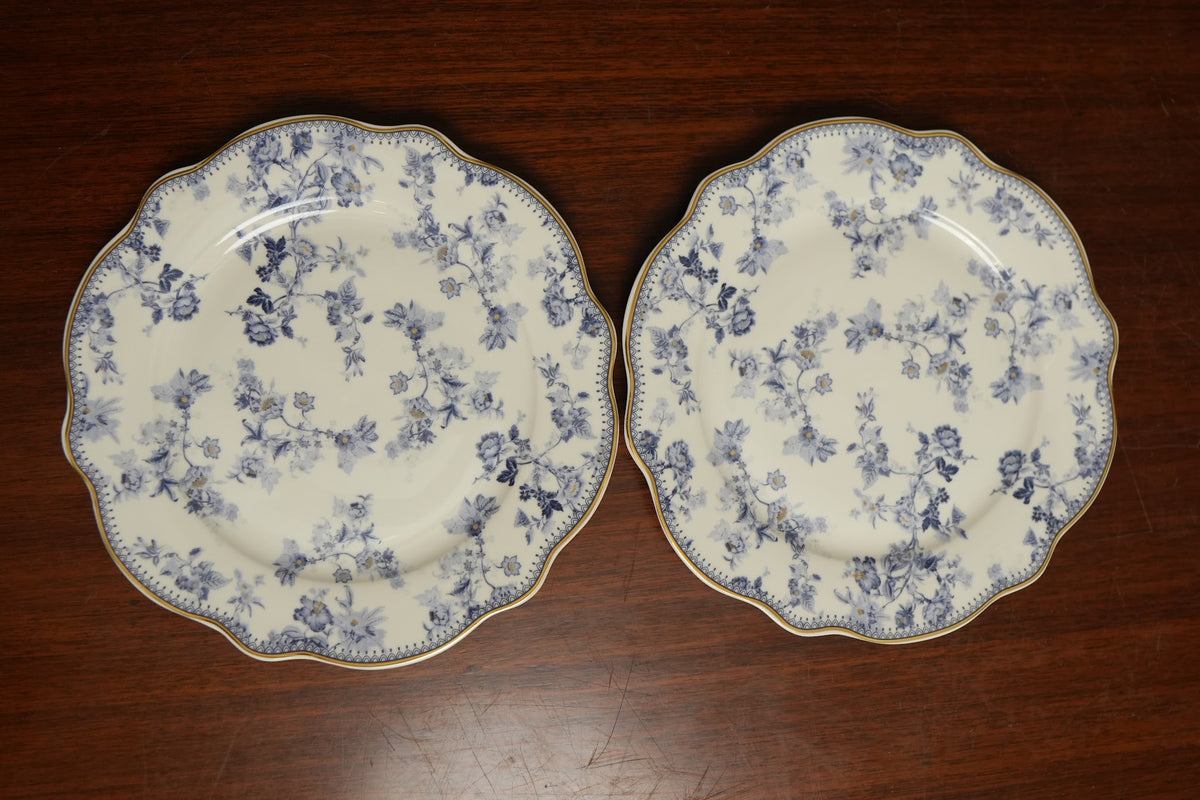 Blue Meadow Ceramic Quarter Plate Set of 2