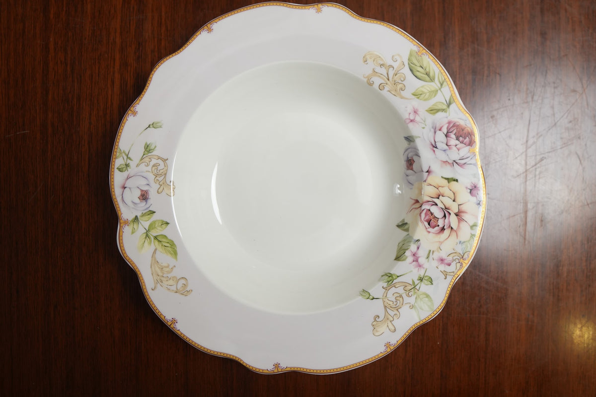 Rose Garden Ceramic Salad Plate Set of 2