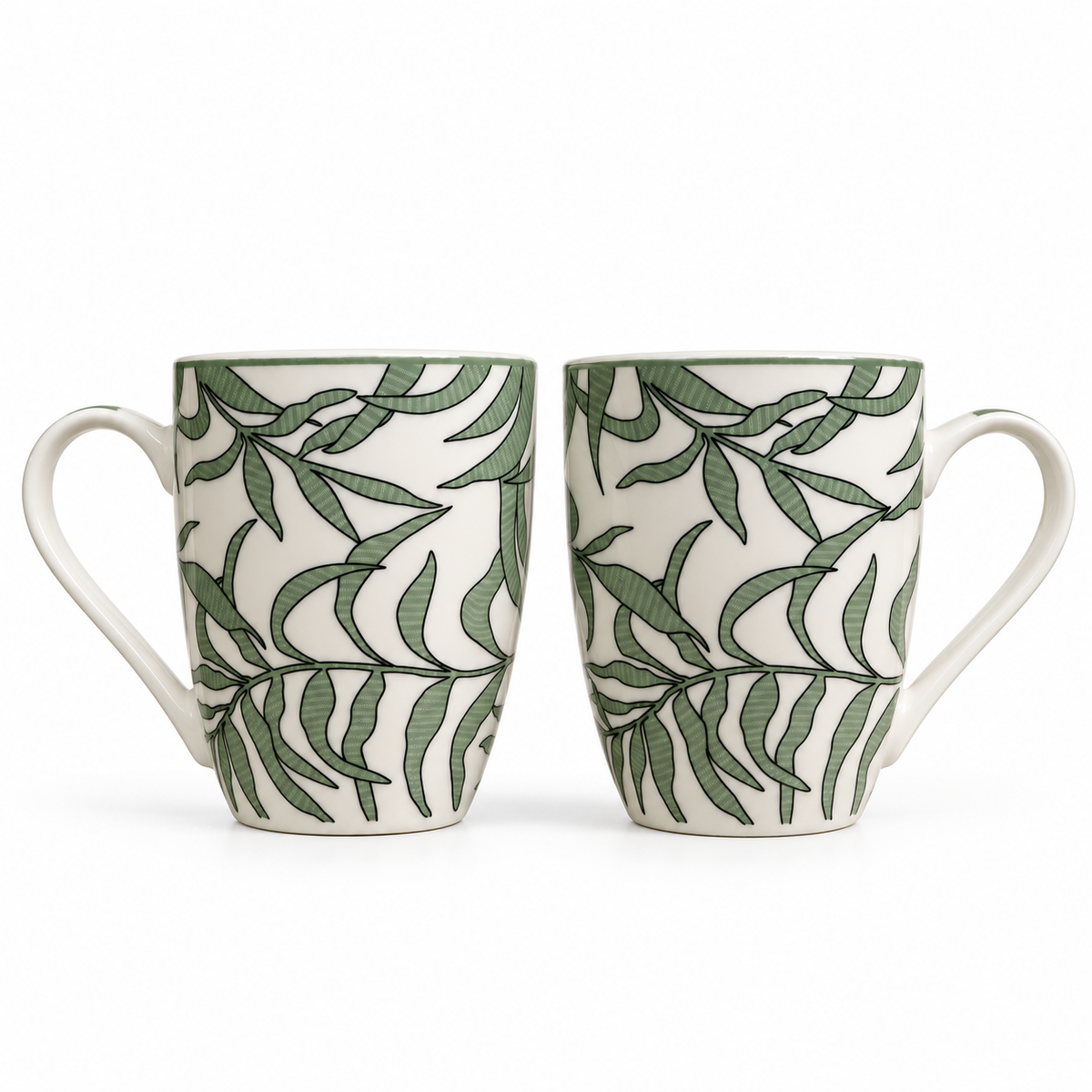 Sage Willow Ceramic Mug (Set of 2)