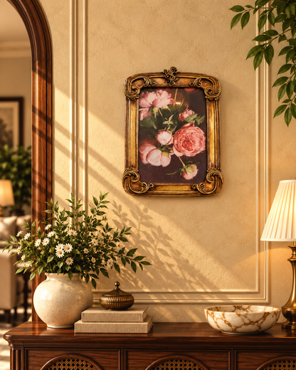 Antique Gold Scroll Photo Frame