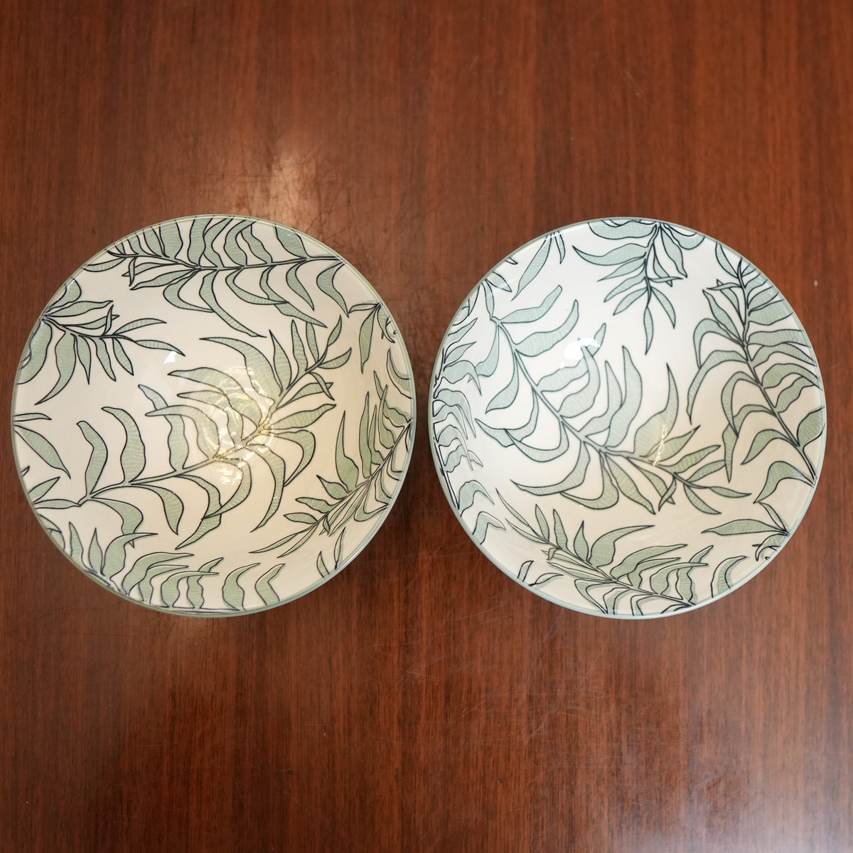 Sage Willow Ceramic Serving Bowl (Set of 2)