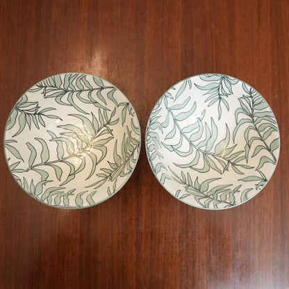 Sage Willow Ceramic Serving Bowl (Set of 2)