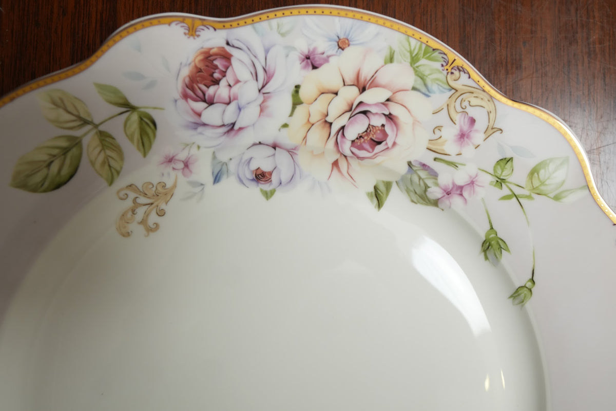 Rose Garden Ceramic Dinner Plate (Set of 2)