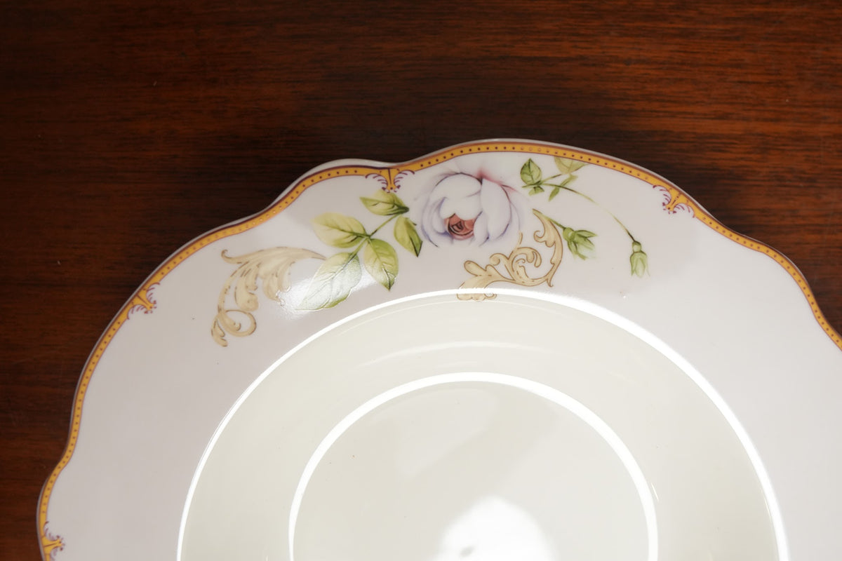 Rose Garden Ceramic Salad Plate Set of 2
