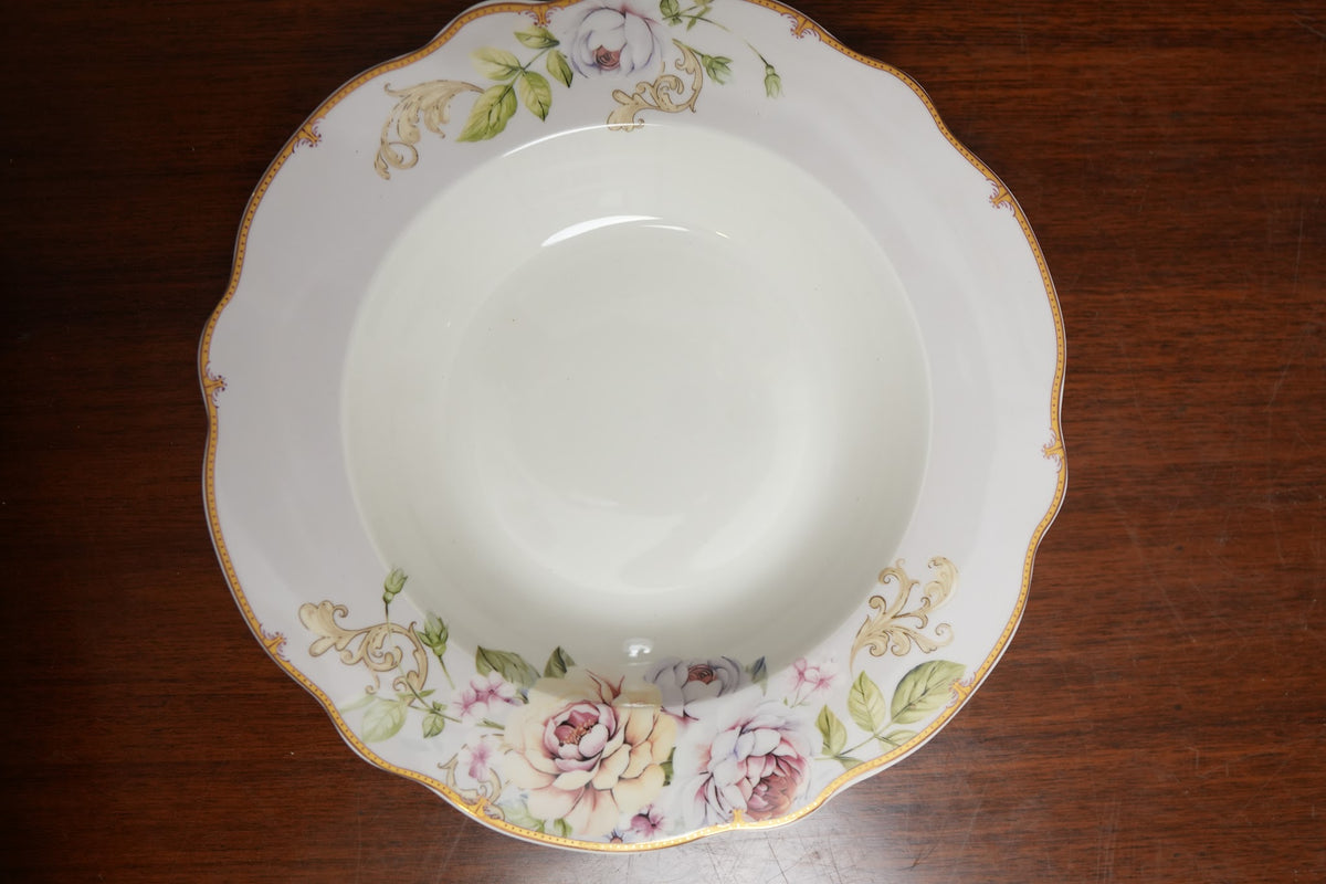 Rose Garden Ceramic Salad Plate Set of 2