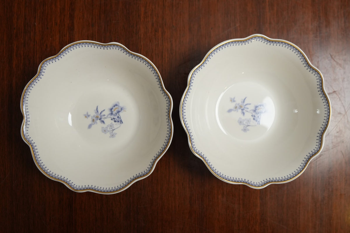 Blue Meadow Ceramic Katori Bowl Set of 2
