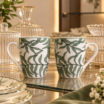 Sage Willow Ceramic Mug (Set of 2)