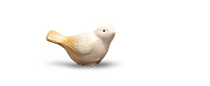 Chirpy Charm - Ceramic  Bird Figurine Collection 4 Pieces