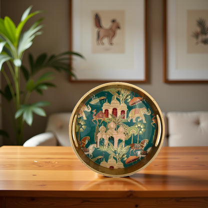 Elephant Royale Collection - Small Round Tray