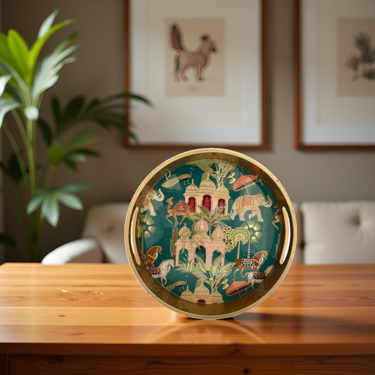 Elephant Royale Collection - Small Round Tray