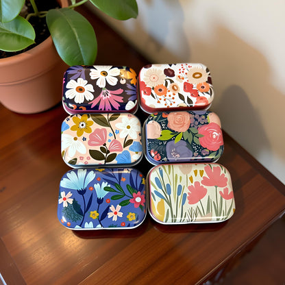 Cute Mini Tin Boxes | Random Set of 6
