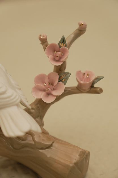 Cherry Blossom Birds Figurine