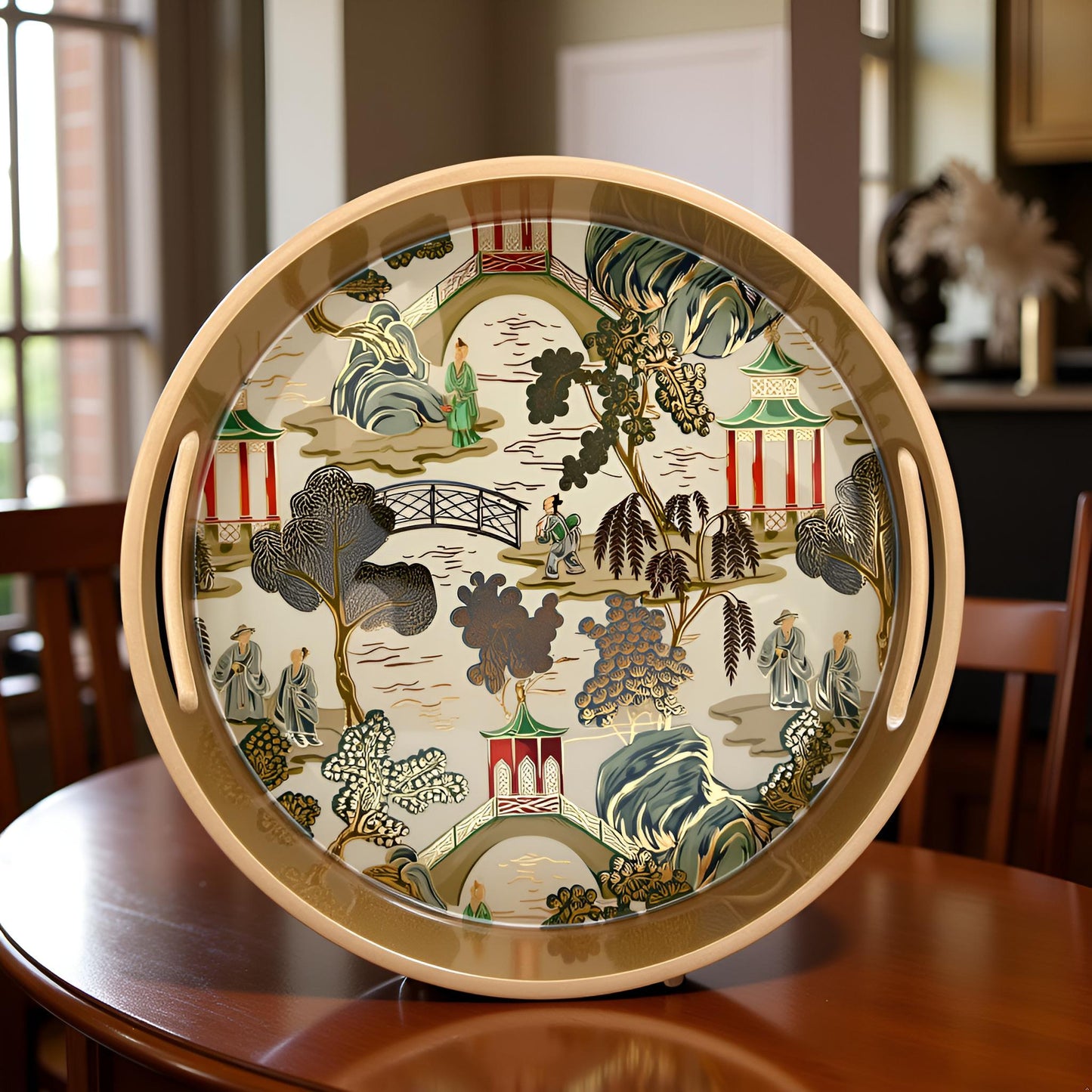 Imperial Pastures Series - Medium Round Tray