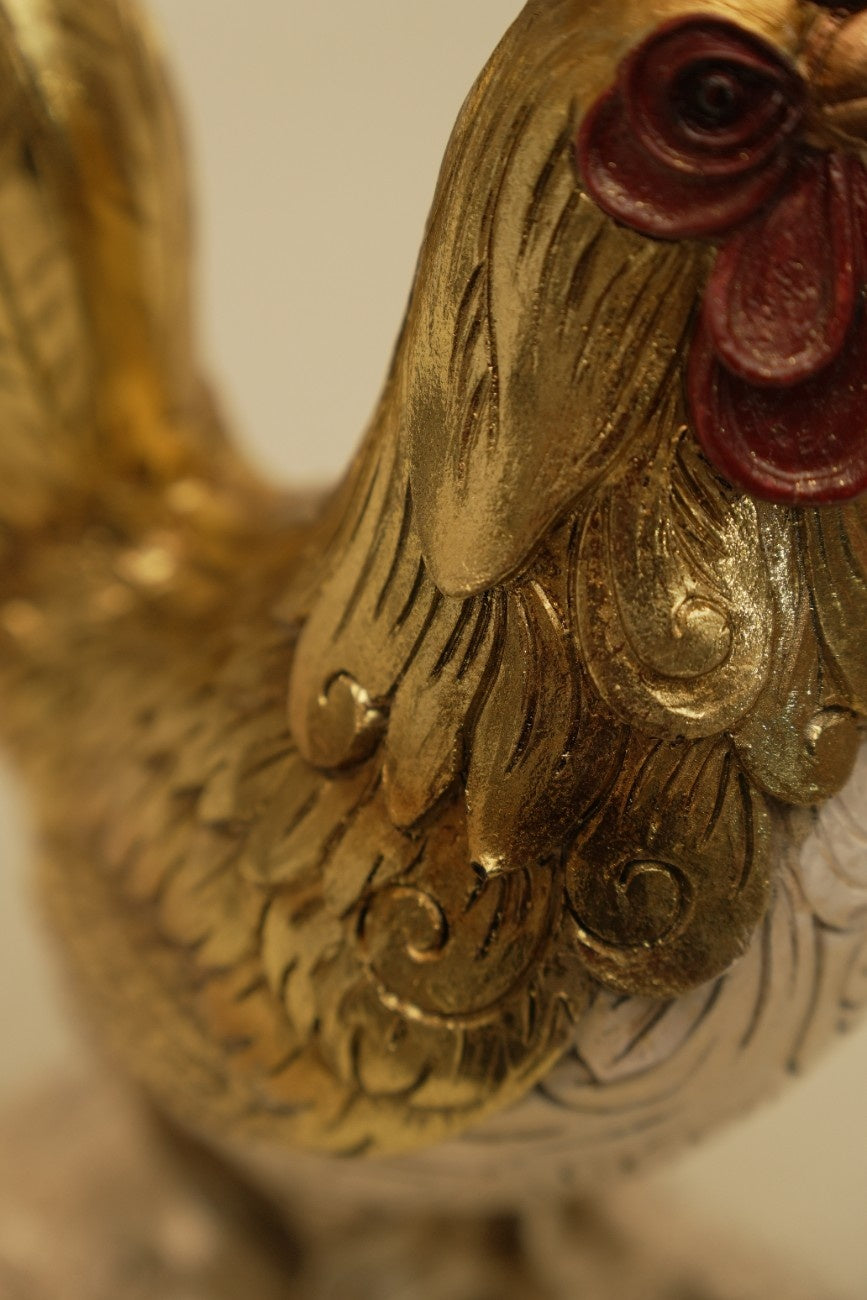 Golden Rooster Figurine
