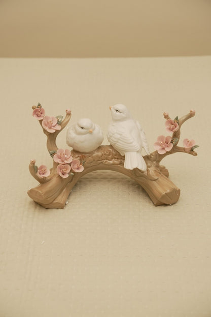 Cherry Blossom Birds Figurine