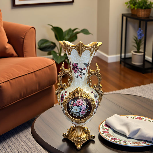 Elegant Antique-Style Decorative Vase