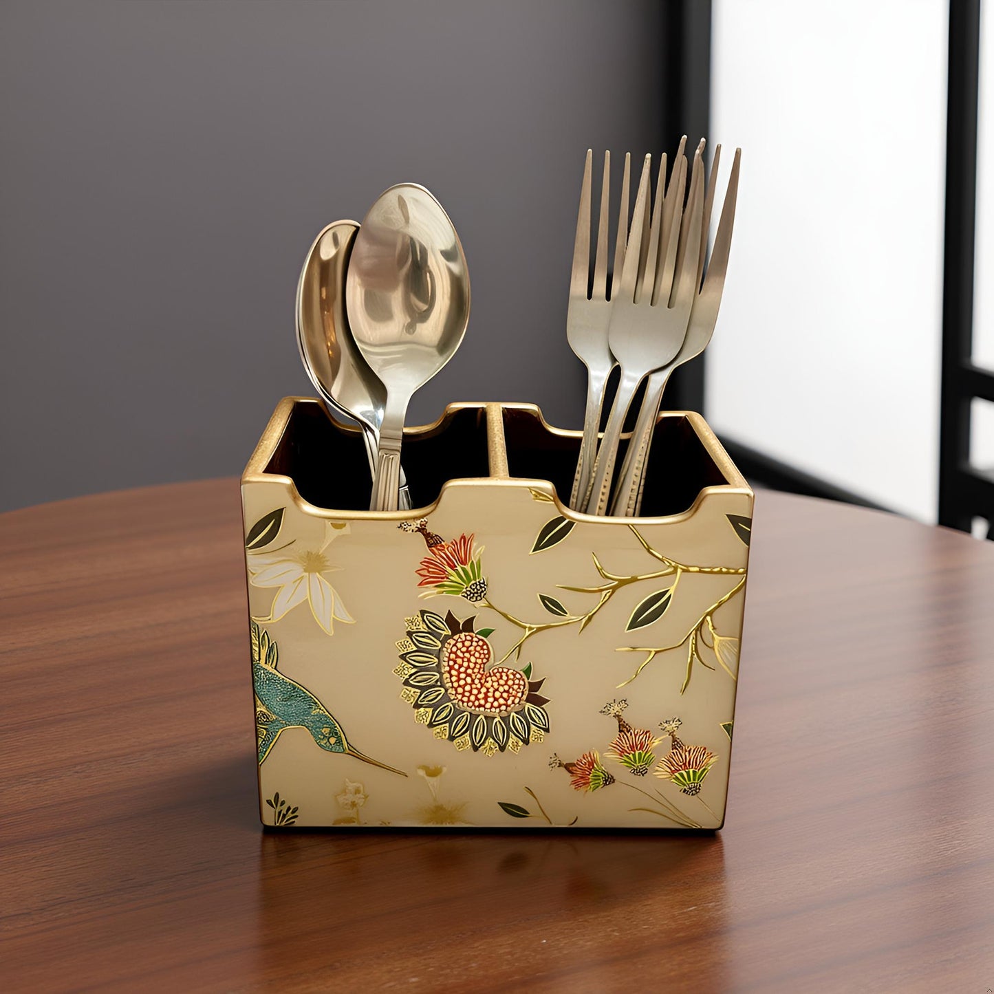 Golden Aviary Collection - Cutlery Holder 2 Slot