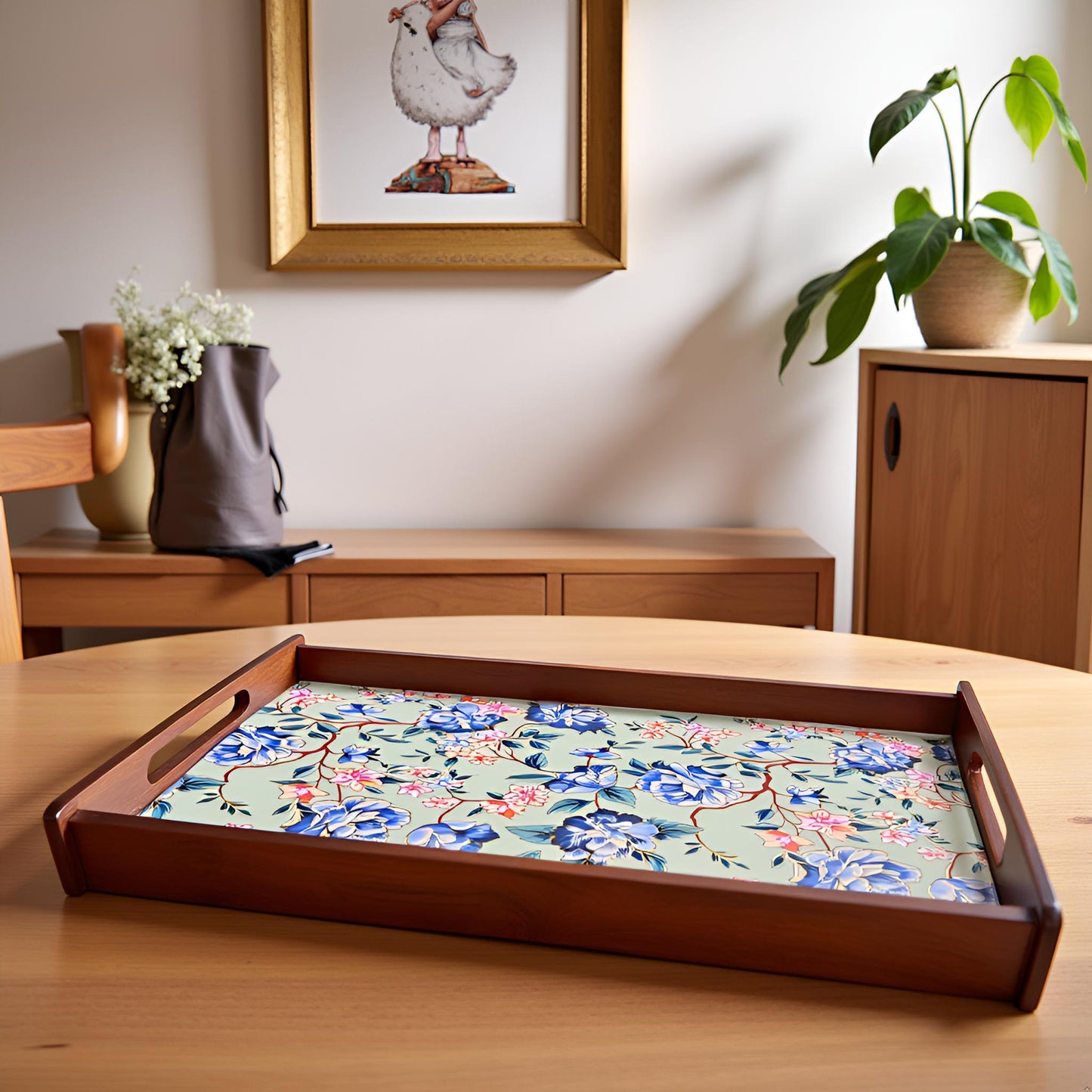 Vintage Petals Collection - Large Rectangular Tray