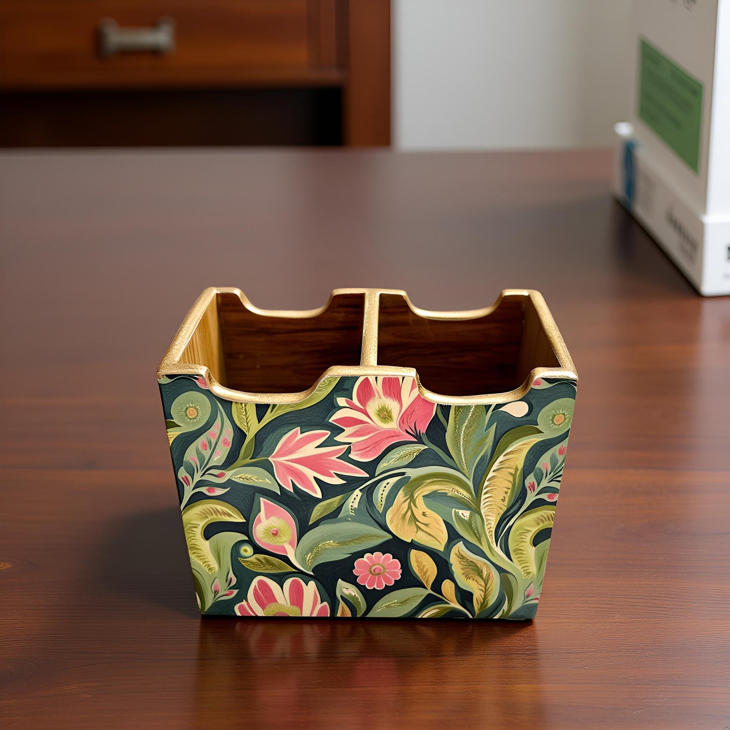 Emerald Petals Collection - Cutlery Holder 2 Slot