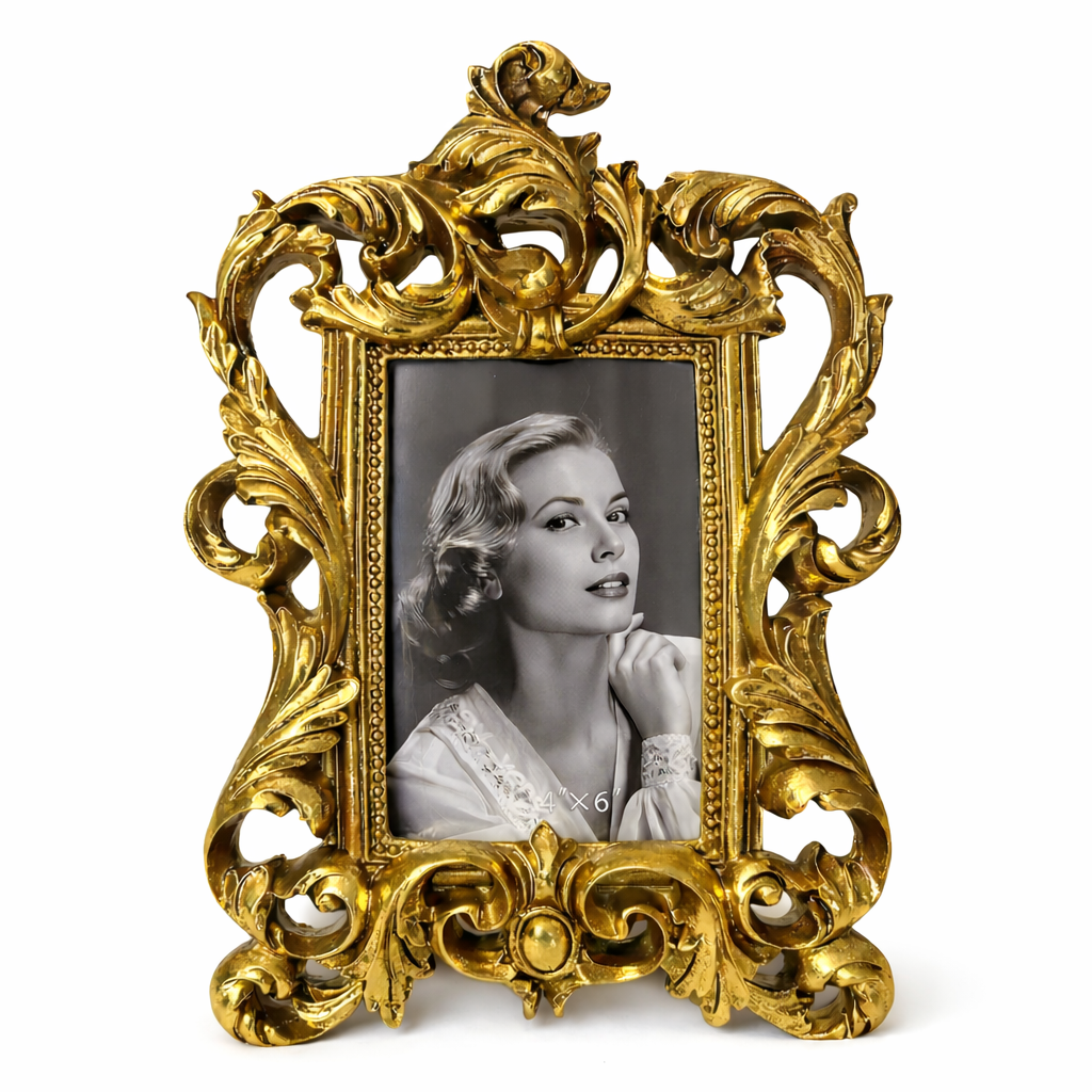 Antique Gold Baroque Photo Frame