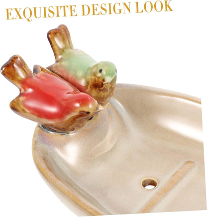 Rustic Bird Bathtub Soap Dish