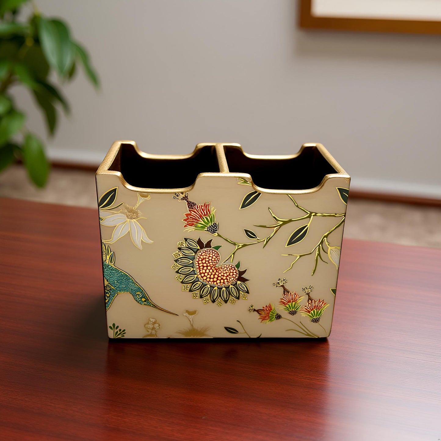 Golden Aviary Collection - Cutlery Holder 2 Slot
