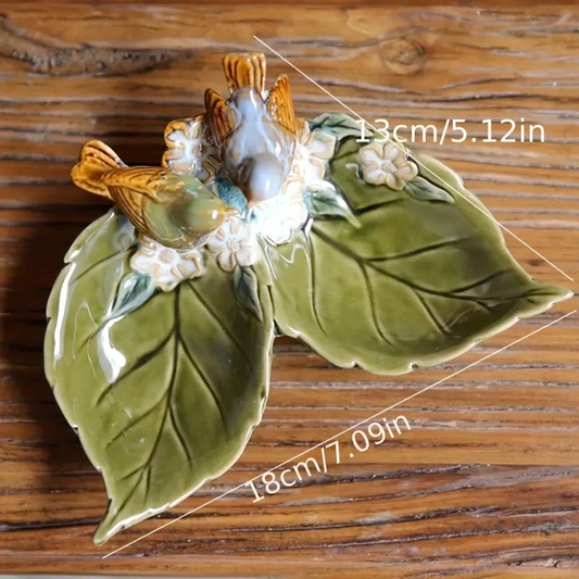 Ceramic Dual Bird Bowl Set
