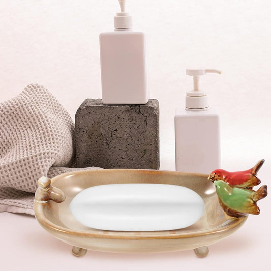 Rustic Bird Bathtub Soap Dish