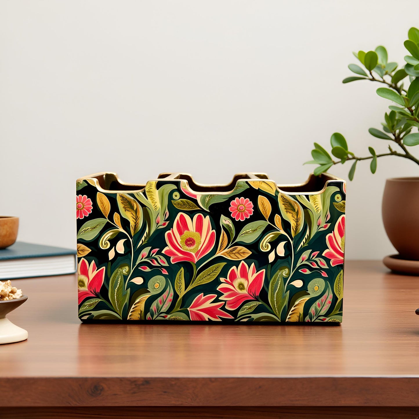 Emerald Petals Collection - Cutlery Holder 3 Slot