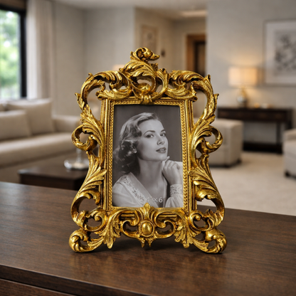 Antique Gold Baroque Photo Frame