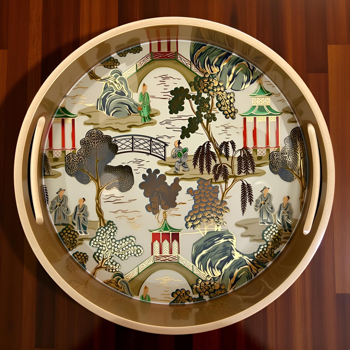 Imperial Pastures Series - Medium Round Tray