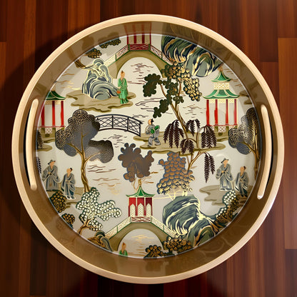 Imperial Pastures Series - Medium Round Tray