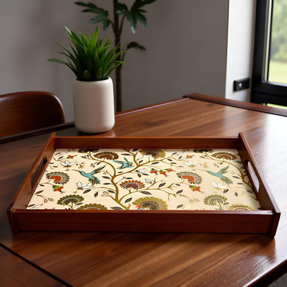 Golden Aviary Collection - Medium Rectangular Tray