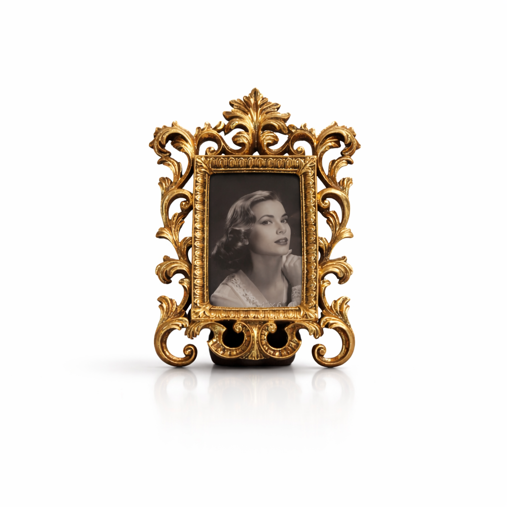 Luxury Antique Gold Decorative Frame with Intricate Carving